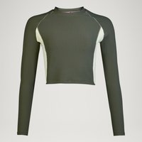 Endura Women's SulTrac L/S Crop Tee - Thyme | Extra 10% off first order.