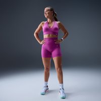 Image of Myprotein MP Women's Tempo Seamless Halterneck Bra - Violet Pink - M