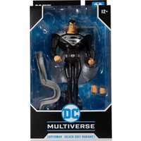 DC MULTIVERSE 7IN - ANIMATED SUPERMAN (BLACK SUIT)