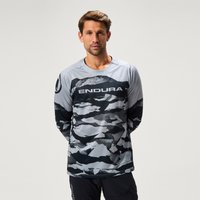Endura Men's Ltd Mountain Camo L/S Tee - Black | Extra 10% off first order.