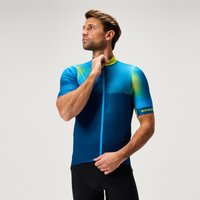 Endura Men's FS260 Bitmap S/S Jersey - Barra Blue | Extra 10% off first order.