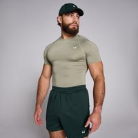 Image of Myprotein Men's Training Short Sleeve Compression T-Shirt - Deep Sage - XXL