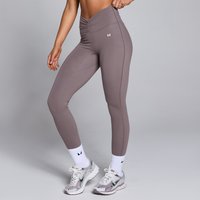 Image of Myprotein MP Women's Tempo Ruched Front Leggings - Mocha - XS