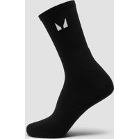 Image of Myprotein MP Unisex Crew Socks (1 Pack) - Black - UK 6-8