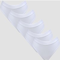 Image of Myprotein MP Women's Mid Rise Bikini Brief (5 Pack) - White - M
