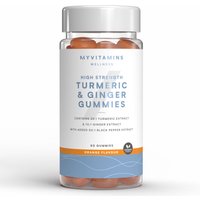 Image of Myprotein Turmeric & Ginger Gummies - 60GUMMIES, 30servings - Orange (High Strength)