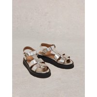 White Stuff 61% Rabatt auf Ledersandalen in Rosa Jetzt nur 39 Euro