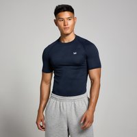 Image of Myprotein MP Men's Tempo Pillar Graphic Seamless T-Shirt - Navy - S