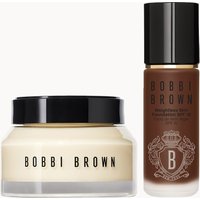 Bobbi Brown Hydrating Duo: Vitamin Enriched Face Base+ & Weightless Skin Foundation Bundle (Various Shades) - Cool Espresso
