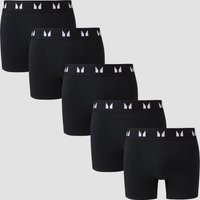 Image of Myprotein MP Men's Boxers (5 Pack) - Black - L