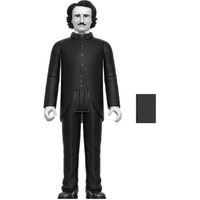 Super7 Edgar Allen Poe ReAction Greyscale Action Figure (3.75 )
