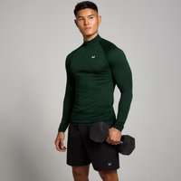 Image of Myprotein MP Men's Tempo Pillar Graphic Seamless 1/4 Zip - Dark Emerald - XL