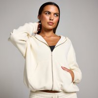 MP Women's Basics Zip Through Hoodie - Soft Cream