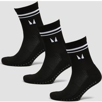 Image of Myprotein MP Pilates Socks (3 pack) - Black - UK 12-14
