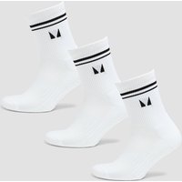 Image of Myprotein MP Pilates Socks (3 pack) - White - UK 2-5
