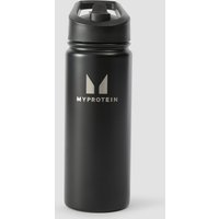 Image of Myprotein Myprotein Recycled Metal Flip Straw Bottle 500ml - Black