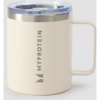 Image of Myprotein Myprotein Recycled Metal Coffee Cup 350ml - Natural Cream
