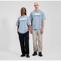 Unisex Adventure Tour Tee - Grey Blue