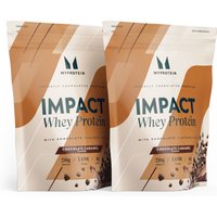 Image of Myprotein Impact Whey Protein Powder - 1.92kg - 60servings - Chocolate Caramel with Crunchy Biscuit Pieces