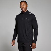 Image of Myprotein MP Men's Active Gridded 1/4 Zip - Black - XXL