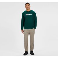 Men's Big Logo Long Sleeves Tee - Green