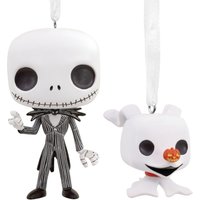Hallmark Funko POP! The Nightmare Before Christmas Ornaments - 2 Pack Jack & Zero