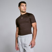 Image of Myprotein Men's Training Short Sleeve Compression T-Shirt - Chocolate - XXXL