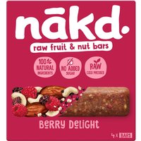 Image of Myprotein Nakd Fruit & Nut Bars - 4servings - Berry Delight