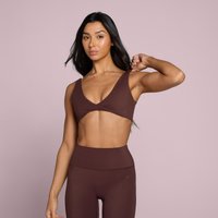 Image of Myprotein MP Women's Tempo Twist Front Sports Bra - Fudge - M
