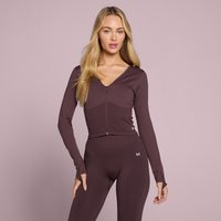 Image of Myprotein MP Women's Tempo Seamless Cropped Jacket - Fudge - M
