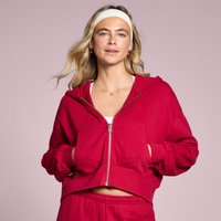 Image of Myprotein MP Women's Lifestyle Zip Through Hoodie - Rose Red - XL