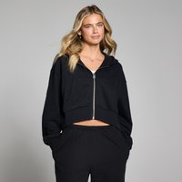 Image of Myprotein MP Women's Lifestyle Zip Through Hoodie - Washed Black - L