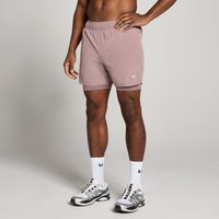 Image of Myprotein MP Men's Training 5 2-in-1 Shorts - Mauve - XXXL