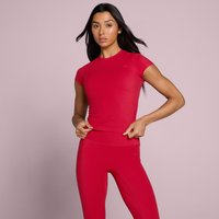 Image of Myprotein MP Women's Tempo Body Fit Short Sleeve T-Shirt - Rose Red - XXL