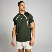 Image of Myprotein MP Men's Tempo Panel T-Shirt - Forest Green - XXXL