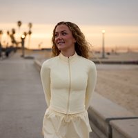Image of Myprotein MP X Holly B Tempo Cropped Jacket - Butter - M
