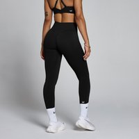 MP Damen Tempo Mid Rise Nahtlos Leggings - Schwarz - XL