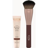 Vita Liberata Beauty Blur & Face Tanning Brush Bundle (Various Shades) - Dark