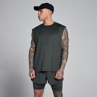 Myprotein UK MyProtein MP Men's Hybrid Oversized Mesh Tank - Washed Black