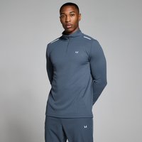 Image of Myprotein MP Men's Active Gridded 1/4 Zip - Slate Grey - XXL