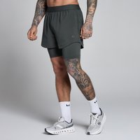 Image of Myprotein MP Men's Hybrid 5 2-in-1 Shorts - Washed Black - M