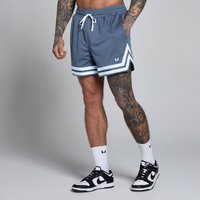Image of Myprotein MP Men's Lift 5 Mesh Contrast Tape Short - Charcoal Blue - L
