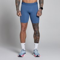 Image of Myprotein MP Men's Hybrid Pocket Half Tight - Slate Blue - XXXL