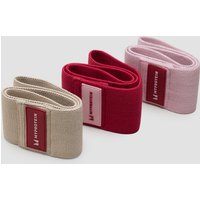 Image of Myprotein Myprotein Booty Band Bundle (3 pack) - Blush/Rose Red/Soft Cream
