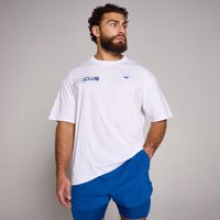 Myprotein UK MyProtein MP Men's Tempo Hybrid Oversized Graphic T-Shirt - White