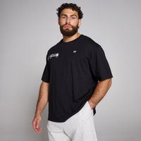 Myprotein UK MyProtein MP Men's Tempo Hybrid Oversized Graphic T-Shirt - Black