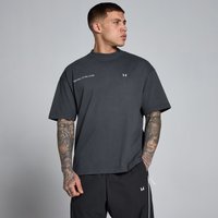 MP Men's Lift Graphic Washed Oversized Cotton T-Shirt - Dark