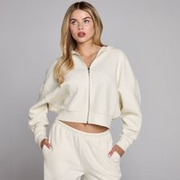 Image of Myprotein MP Women's Waffle Zip Through Hoodie - Ivory - L