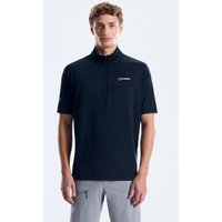 Men's Bowburn Half Zip Tech Tee - Black
