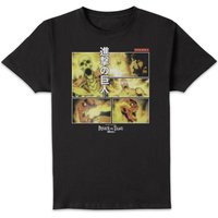 Attack on Titan Story Board Episode 6 Unisex T-Shirt - Black - 5XL